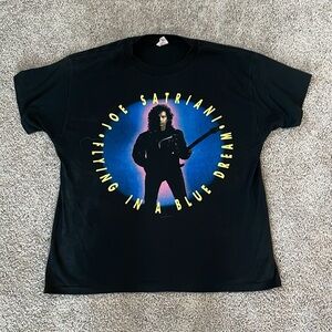 Vintage 1989 Joe Satriani Flying In A Blue Dream 1990 Tour T Shirt Large